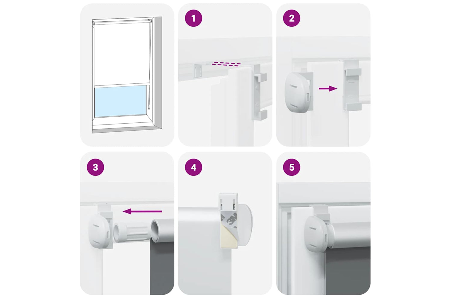 Vidaxl Roller Blind Blackout 160 X 175 Cm Grey-4