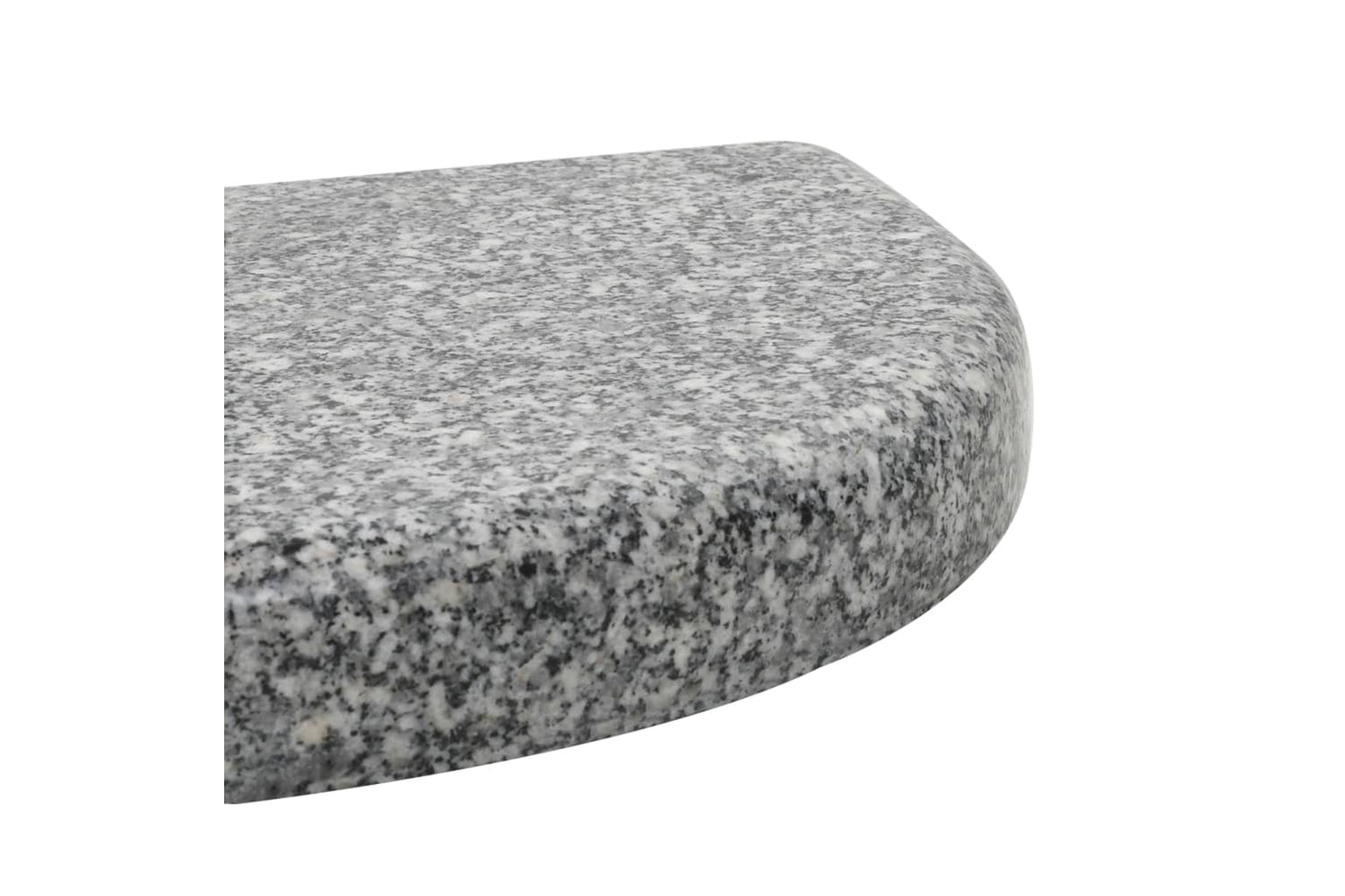 Vidaxl Parasol Base Granite 10 Kg Curved Grey-5