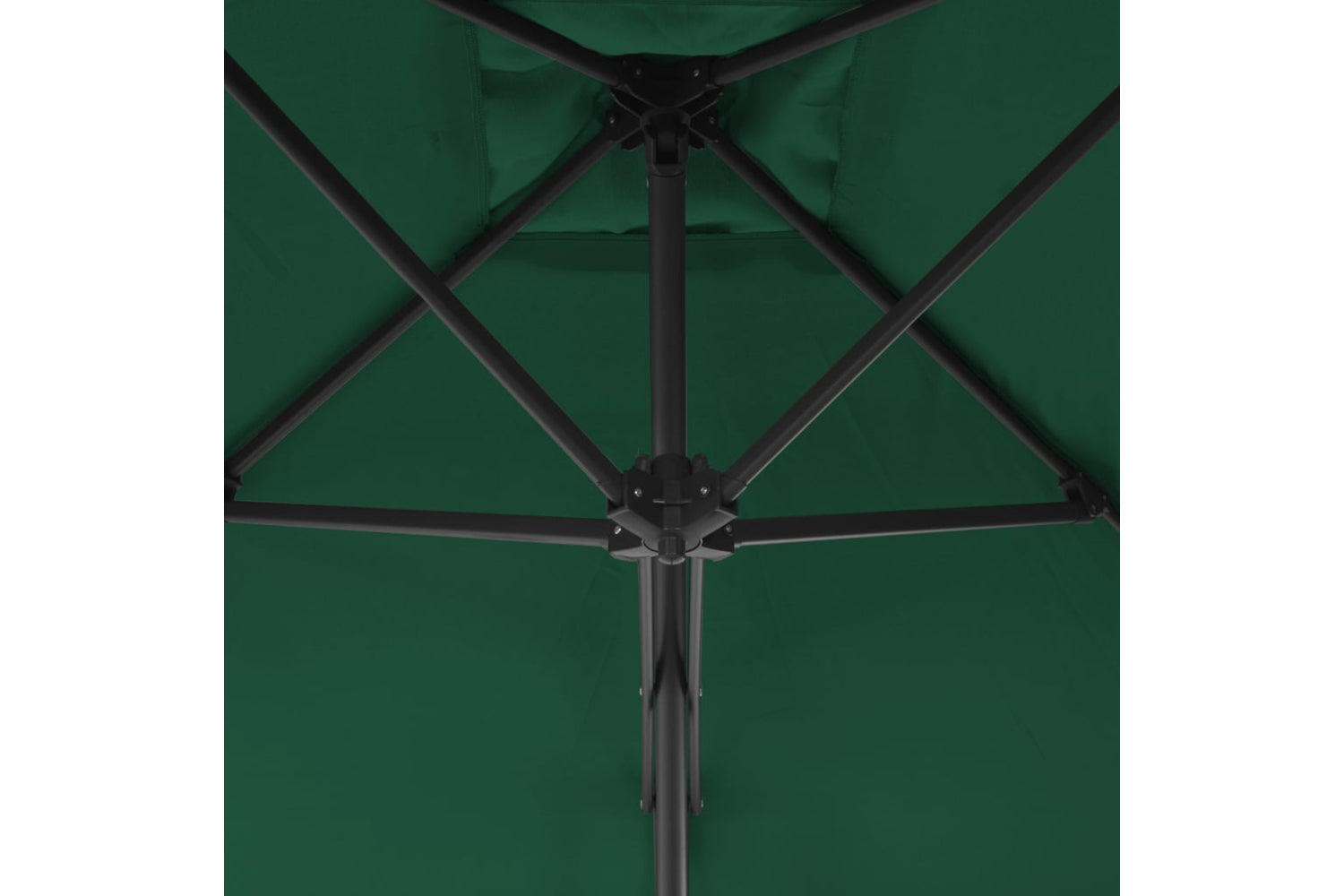 vidaXL 44885 Outdoor Parasol With Steel Pole 300cm Green-5