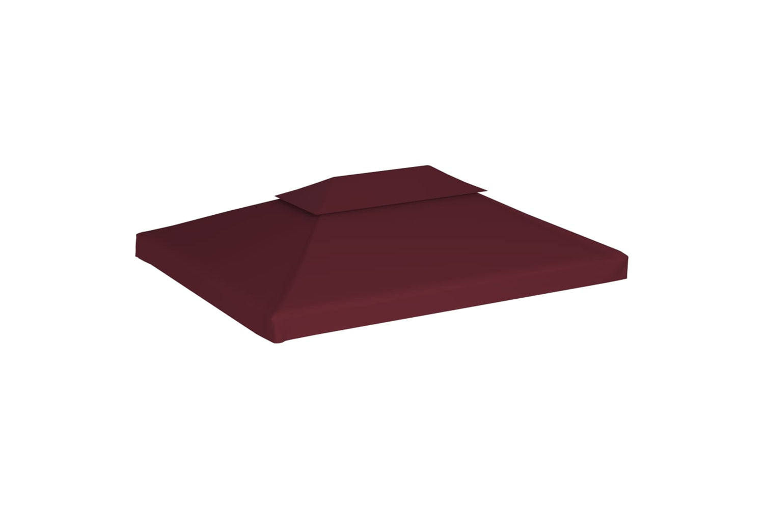 Vidaxl 2-tier Gazebo Top Cover 310 G/m2 4x3 M Bordeaux-2