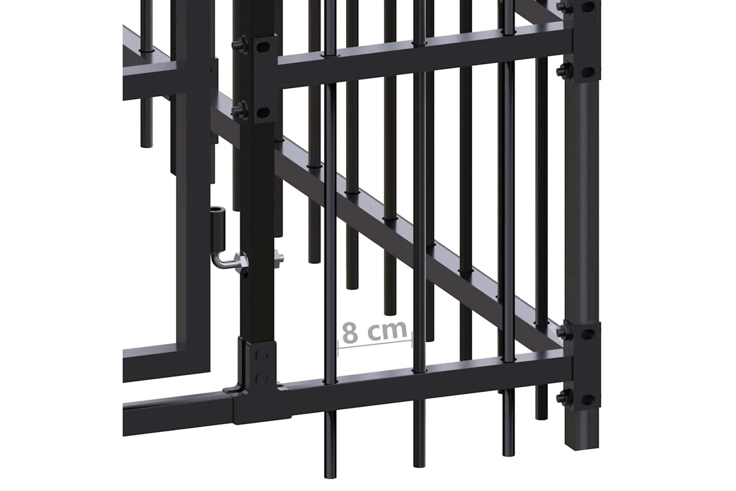 Vidaxl 3098009 Outdoor Dog Kennel Steel 92.16 M2-6
