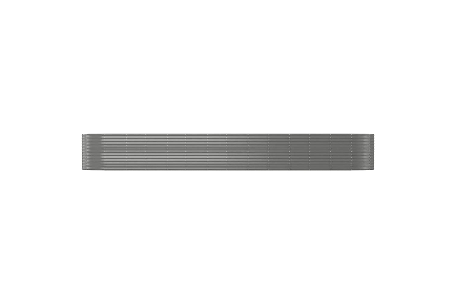 vidaXL 319084 Garden Raised Bed Grey 554x100x68cm Powder-coated Steel-2