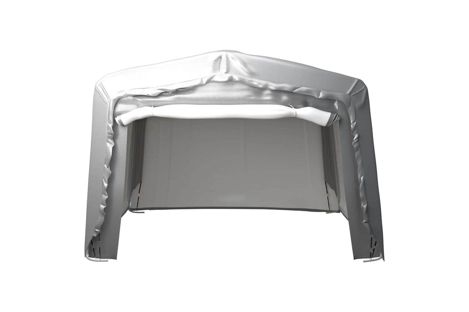 Vidaxl Storage Tent 370x370 Cm Steel Grey-2