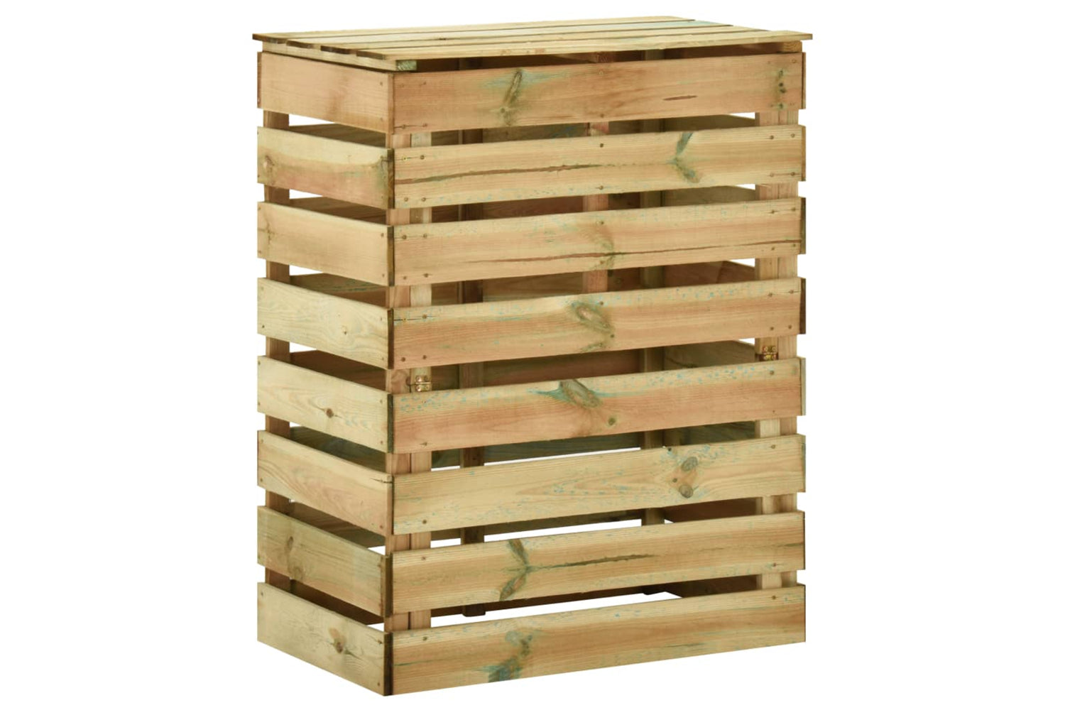 vidaXL 316062 Slatted Garden Composter 80x50x100cm Impregnated Pinewood-2