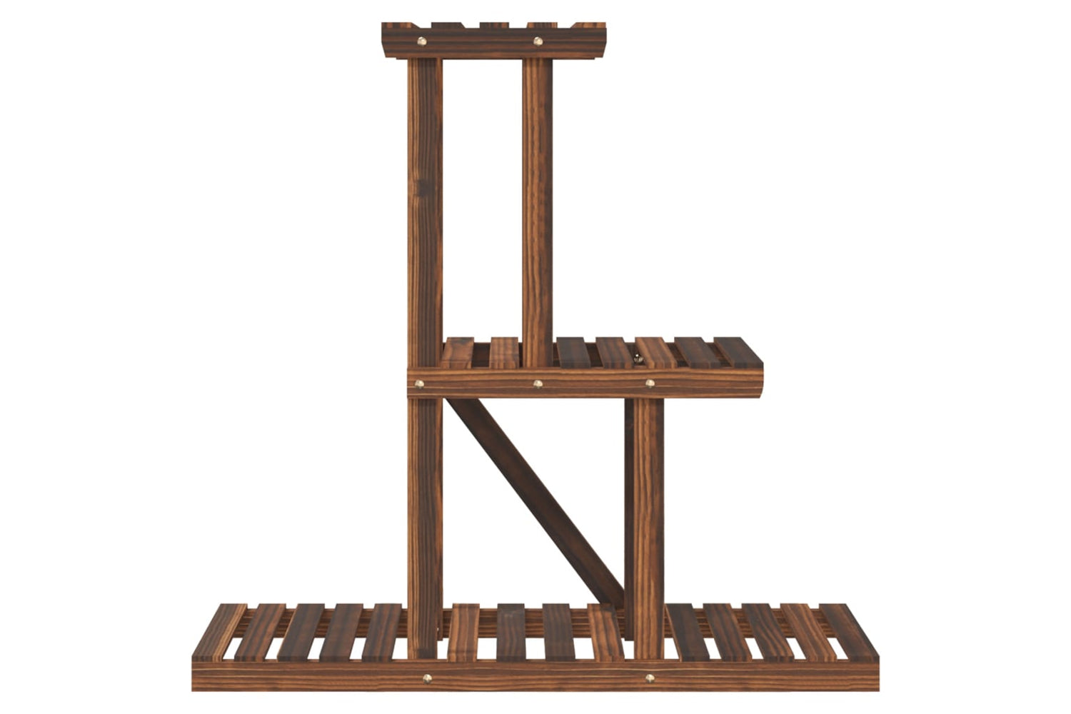 vidaXL 362871 Flower Stand 81x25x75.5cm Solid Wood Fir-3