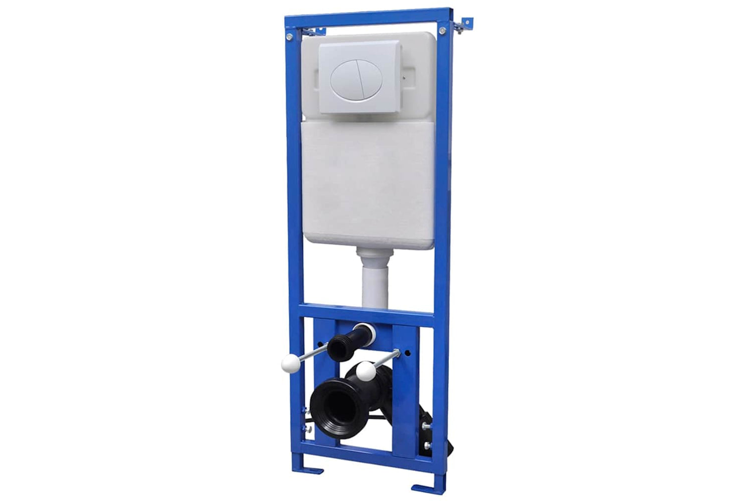 Vidaxl Wall Hung Toilet With Concealed Cistern Ceramic White-8
