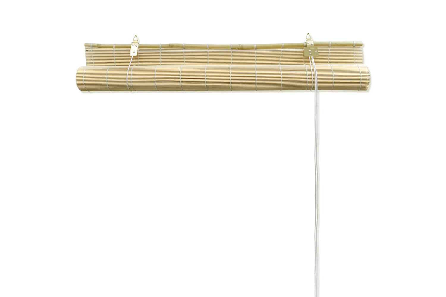 Vidaxl Natural Bamboo Roller Blinds 80 X 160 Cm-5