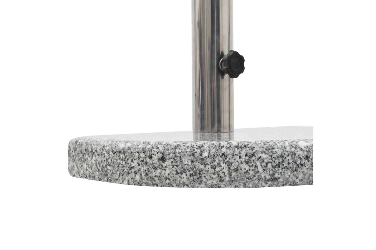Vidaxl Parasol Base Granite 10 Kg Curved Grey-4