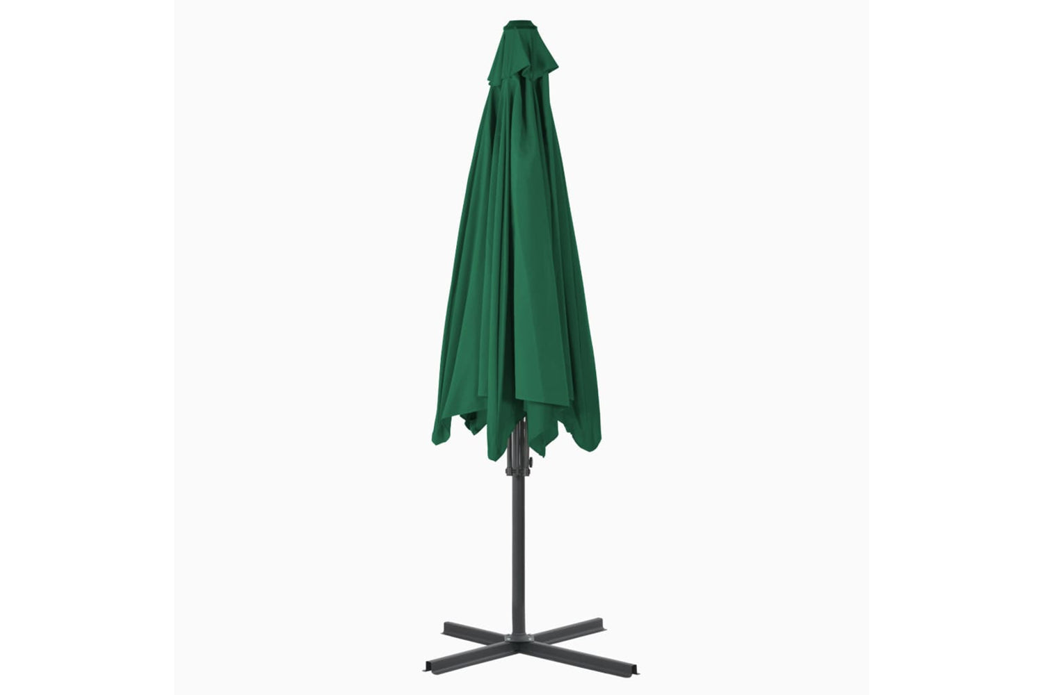 vidaXL 44885 Outdoor Parasol With Steel Pole 300cm Green-4