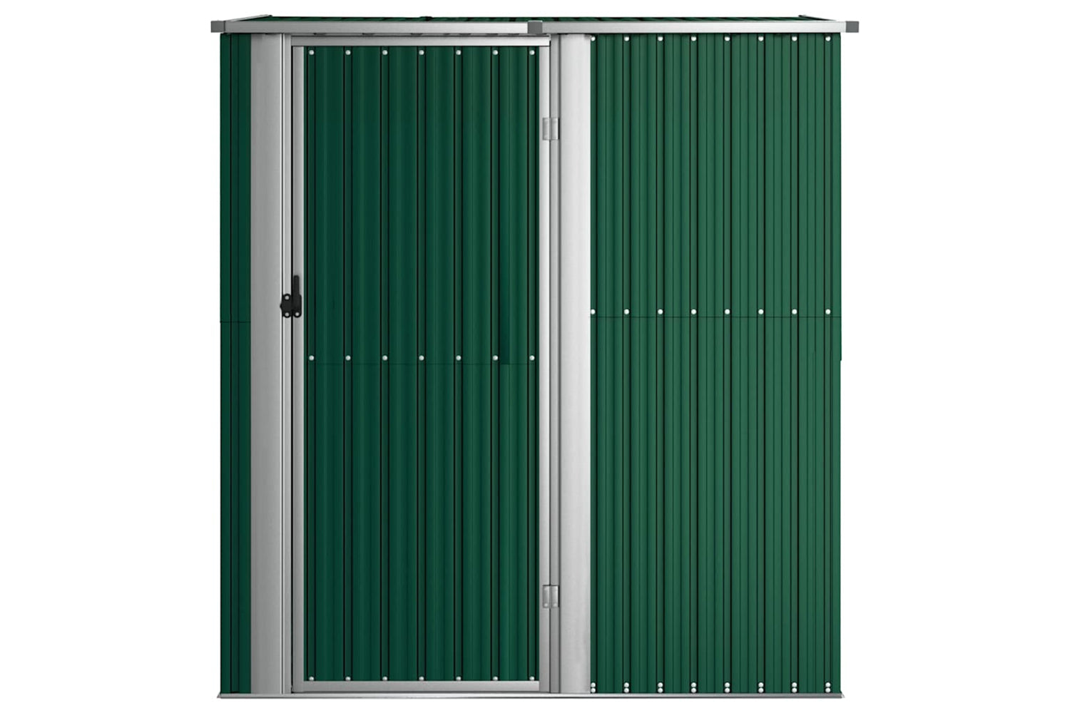 vidaXL 150903 Garden Shed Green 180.5x97x209.5cm Galvanised Steel-2