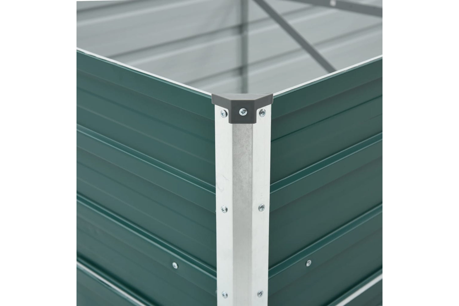 vidaXL 47065 Garden Raised Bed Galvanised Steel 480x80x45cm Green-4