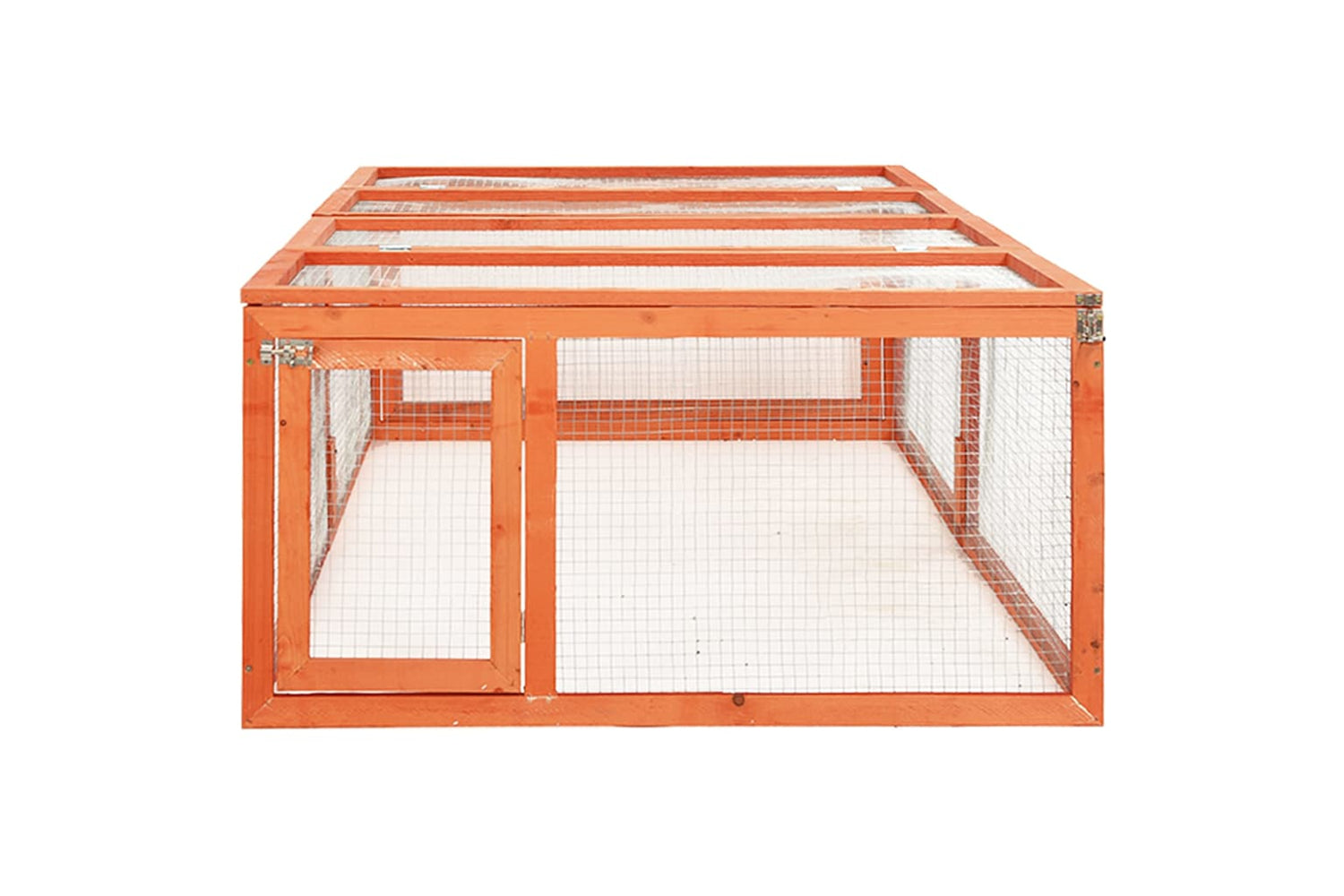 vidaXL 170877 Rabbit Hutch 183x90x46.5cm Solid Firwood-4