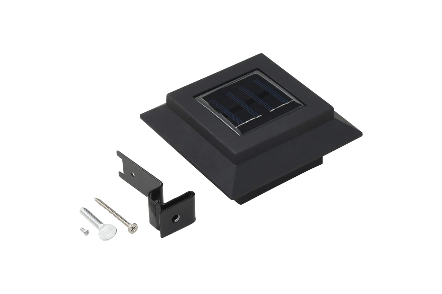 vidaXL 44468 Outdoor Solar Lamps 6 Pcs Led Square 12cm Black-6