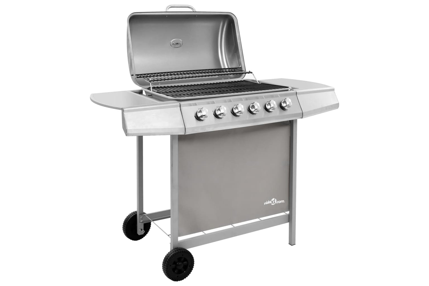 Vidaxl 3053632 Gas Bbq Grill With 6 Burners Silver-2