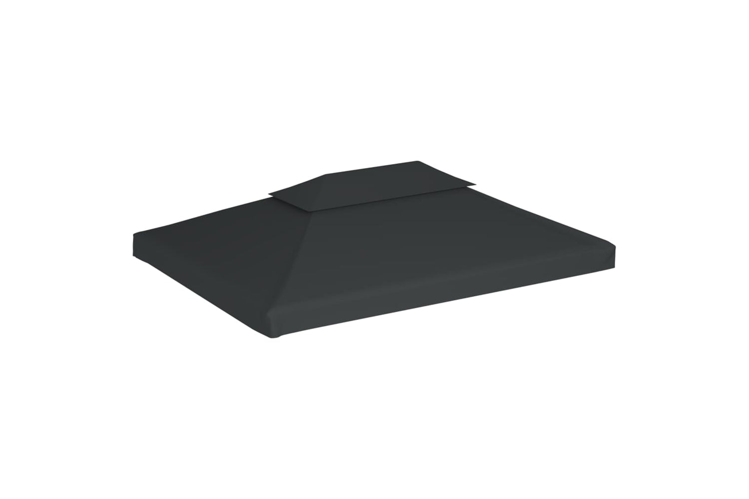 Vidaxl 2-tier Gazebo Top Cover 310 G/m2 4x3 M Anthracite-2
