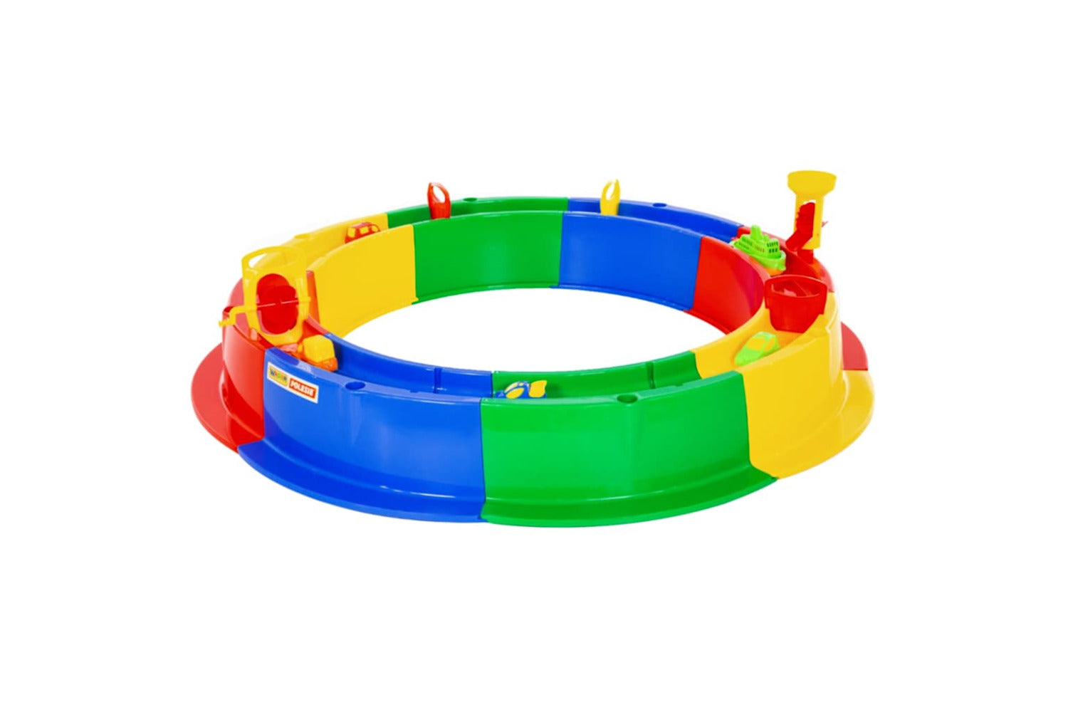 Polesie Wader 8 Piece Round Sandpit Set With Waterway 136 Cm Pp-3