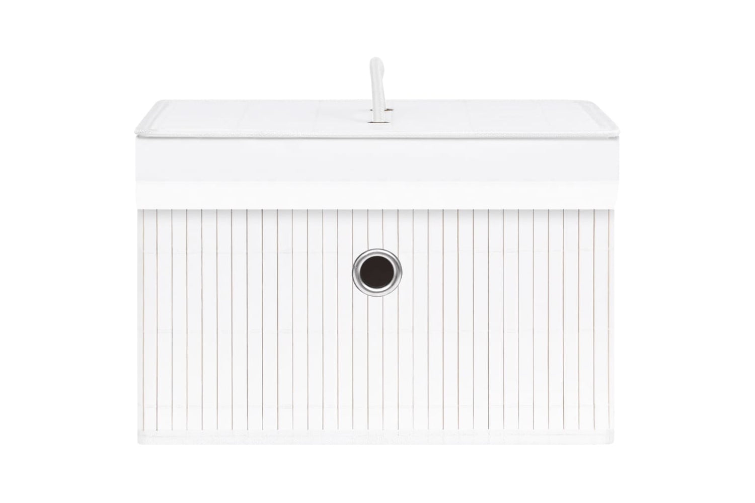 Vidaxl 320766 Bamboo Storage Boxes 4 Pcs White-6