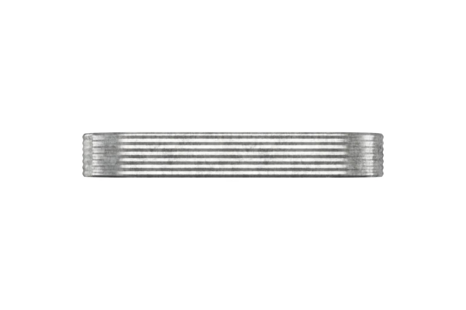 vidaXL 318997 Garden Raised Bed Powder-coated Steel 249x100x36cm Silver-2