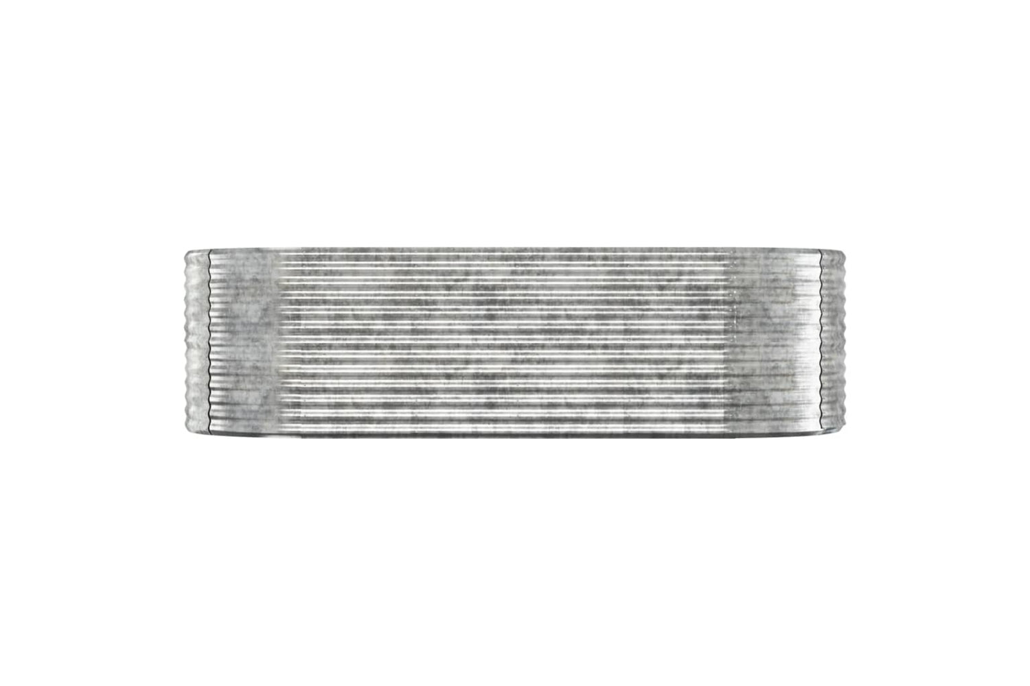 vidaXL 319067 Garden Raised Bed Powder-coated Steel 249x100x68cm Silver-2
