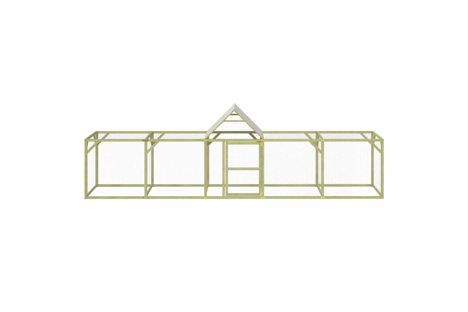 vidaXL 3102983 Chicken Coop 500x100x150cm Impregnated Solid Wood Pine-2