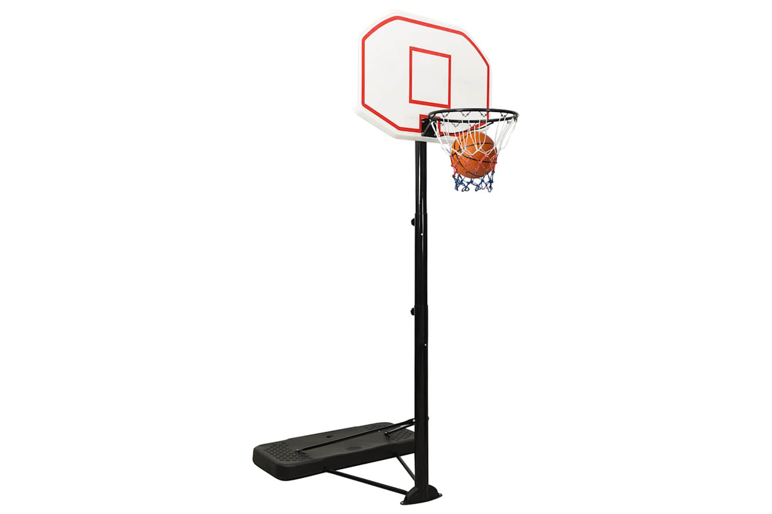 Vidaxl Basketball Stand White 258-363 Cm Polyethene-9