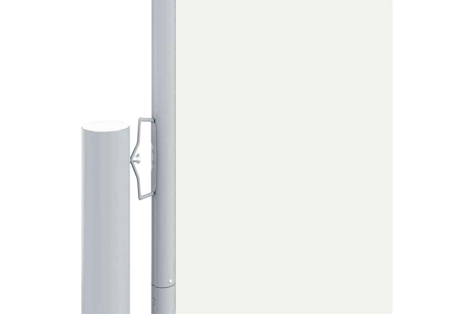 vidaXL 318037 Retractable Side Awning Cream 180x1000cm-2