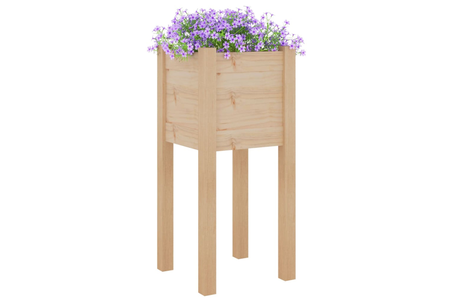 vidaXL 810779 Garden Planter 31x31x70cm Solid Pinewood-2
