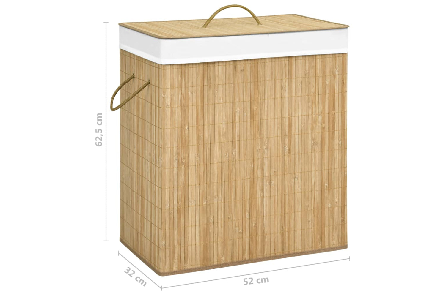 Vidaxl 320740 Bamboo Laundry Basket 100 L-9