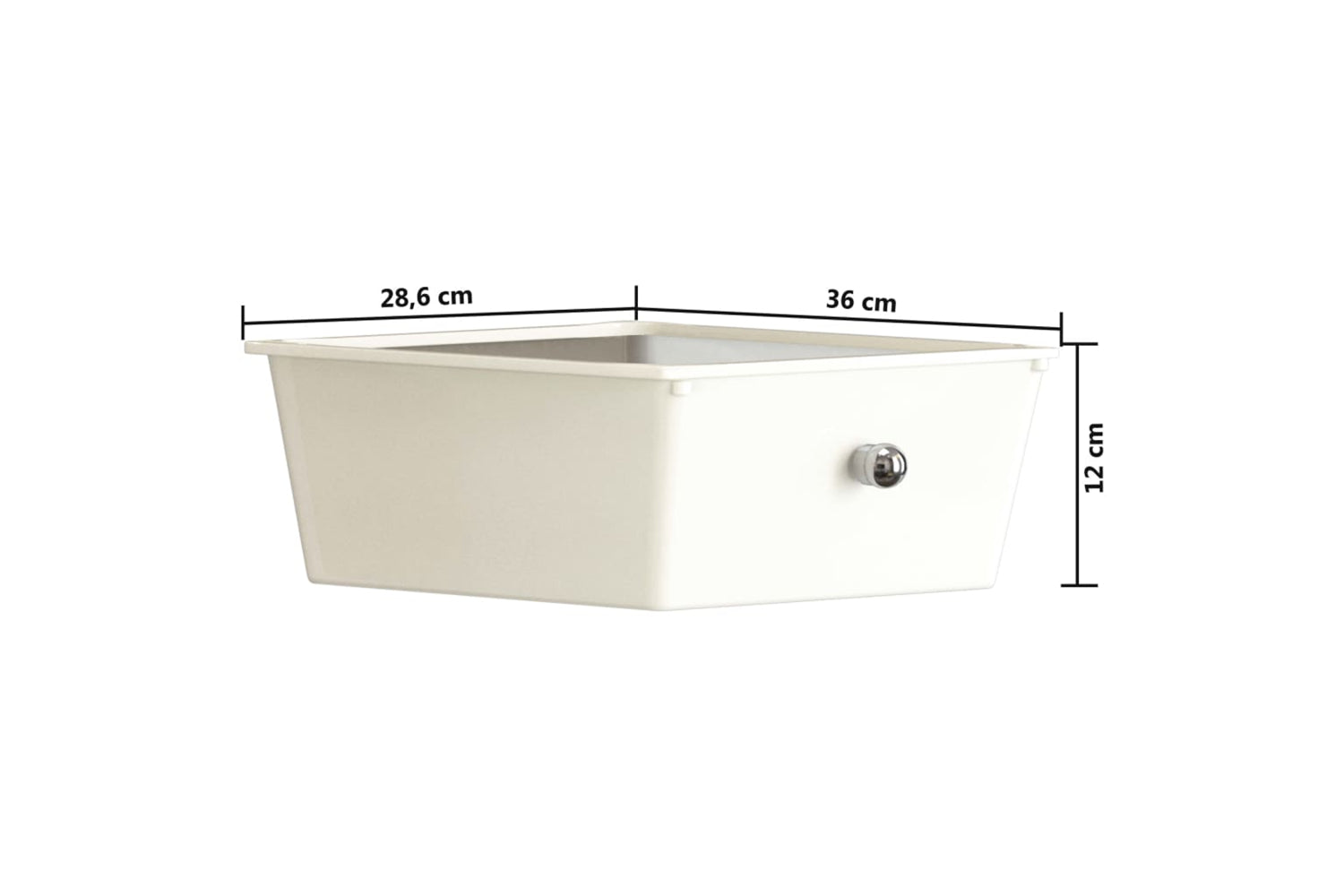 Vidaxl 320399 4-drawer Mobile Storage Trolley White Plastic-9