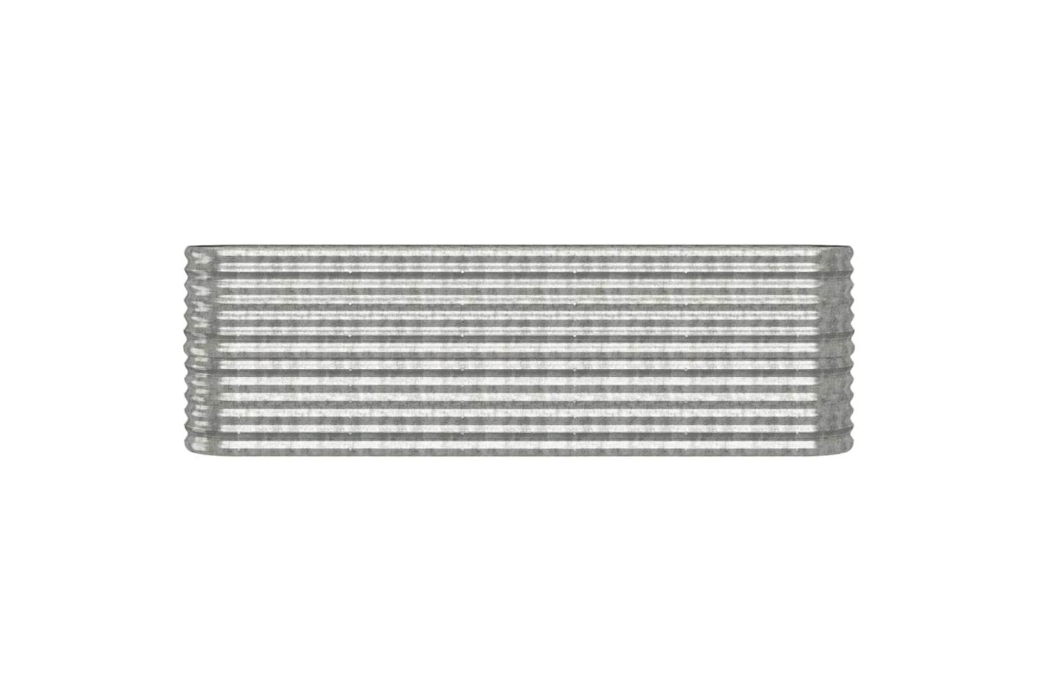 vidaXL 318902 Garden Raised Bed Powder-coated Steel 224x40x68cm Silver-2