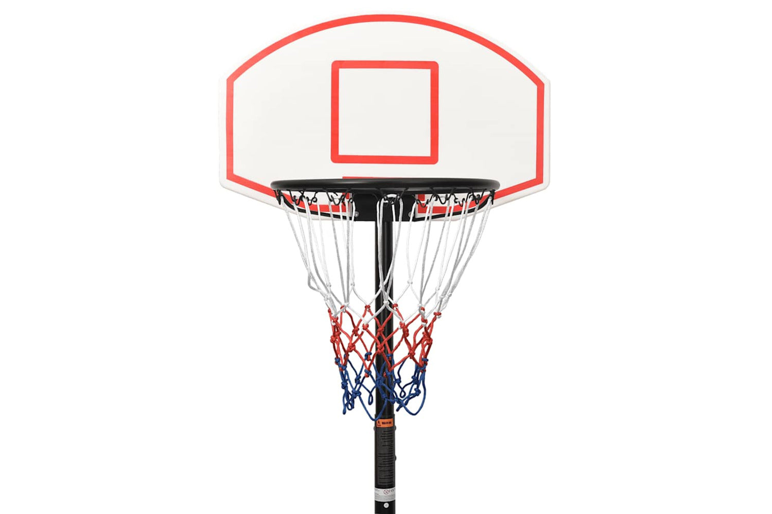 Vidaxl Basketball Stand White 216-250 Cm Polyethene-5