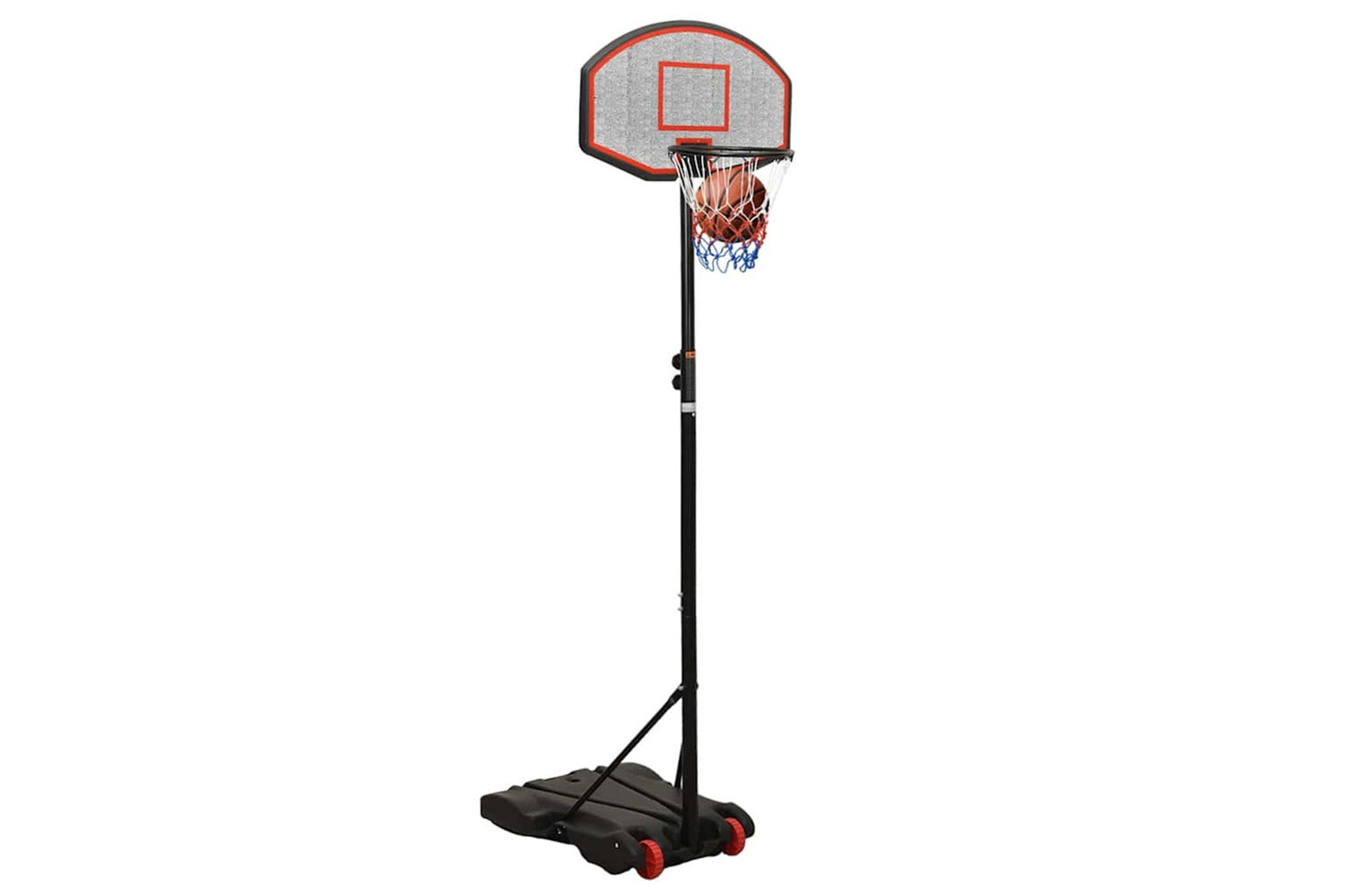 Vidaxl Basketball Stand Black 216-250 Cm Polyethene-9