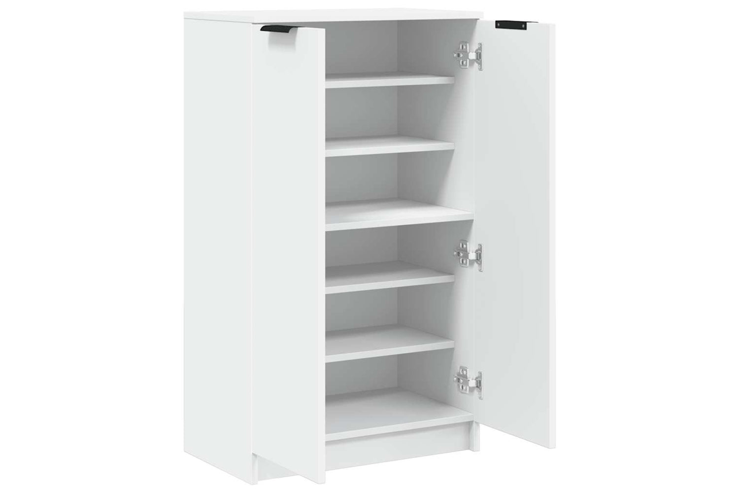 Vidaxl 811439 Shoe Cabinet White 59x35x100 Cm Engineered Wood-6