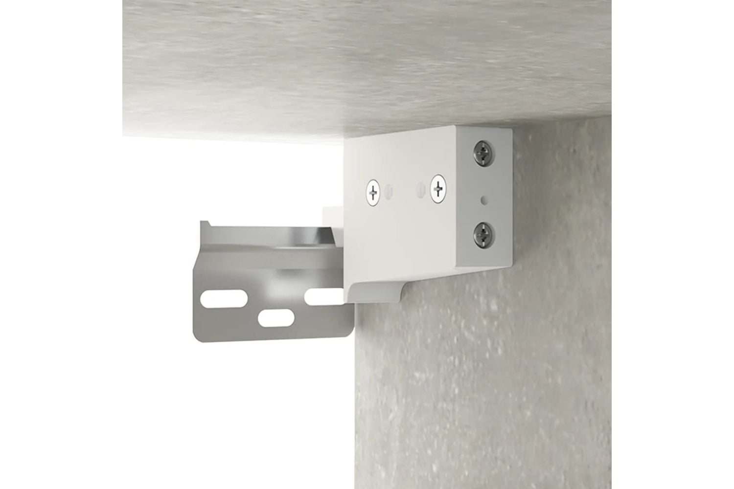 vidaXL 821016 Wall-mounted Shoe Cabinet Concrete Grey 70x35x38cm Engineered Wood-6