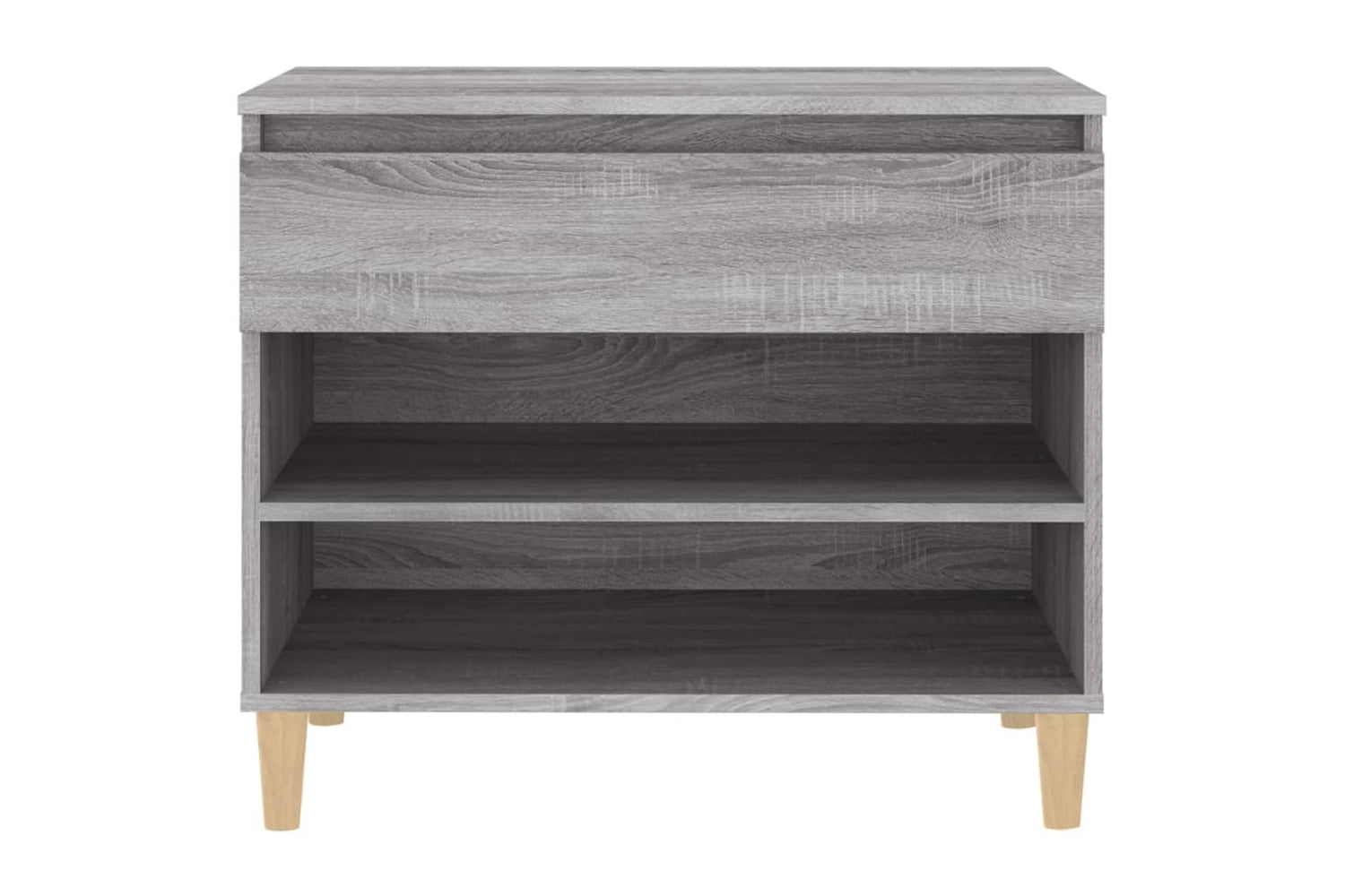 vidaXL 819762 Shoe Cabinet Grey Sonoma 70x36x60cm Engineered Wood-6
