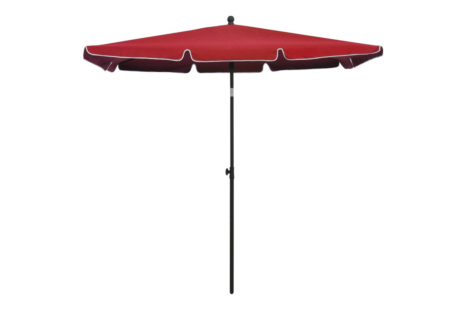 vidaXL 315547 Garden Parasol With Pole 210x140cm Bordeaux Red-2