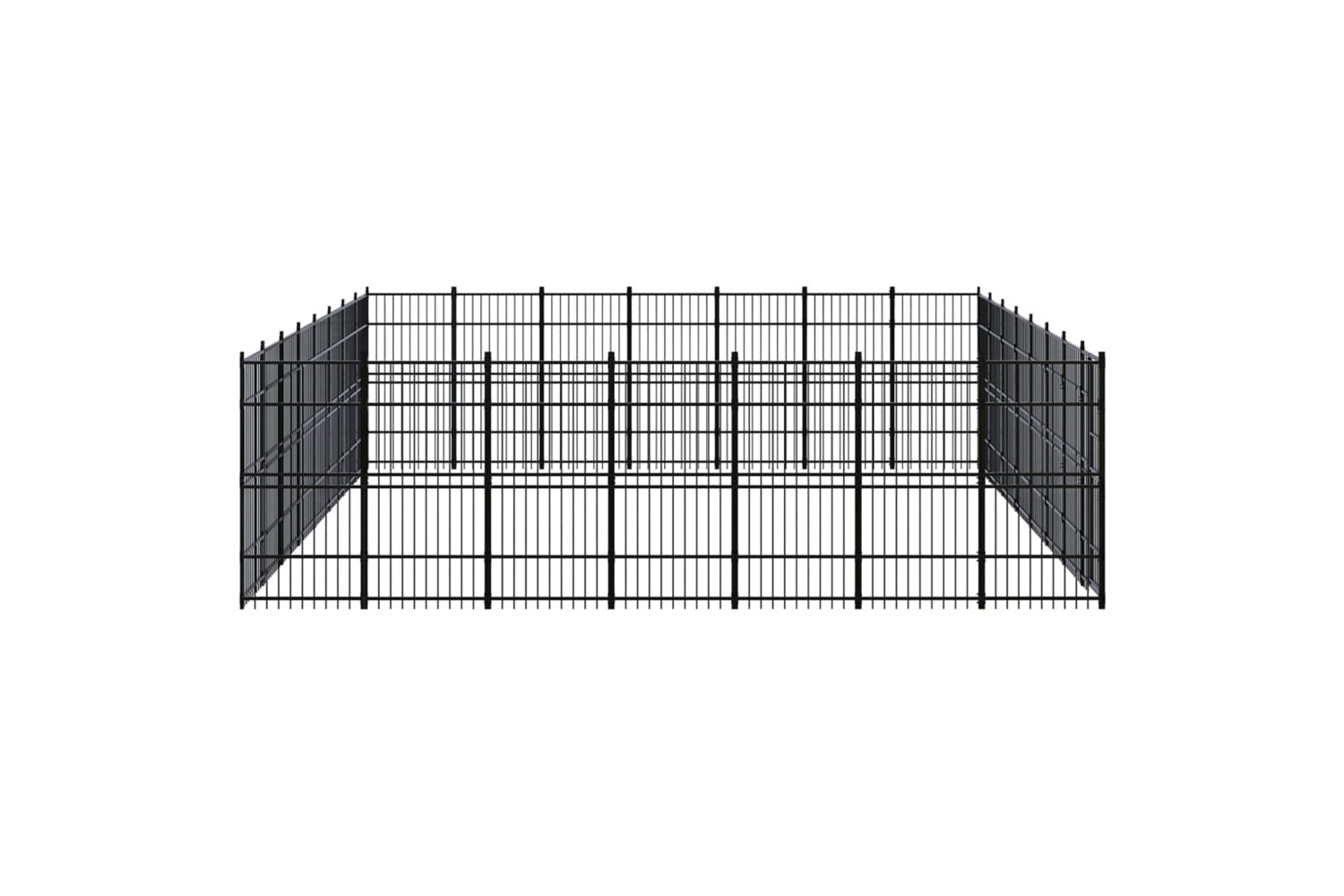 Vidaxl 3098001 Outdoor Dog Kennel Steel 51.61 M2-3