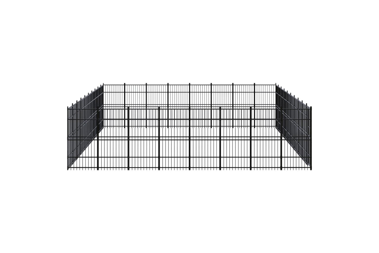 Vidaxl 3098006 Outdoor Dog Kennel Steel 73.73 M2-3