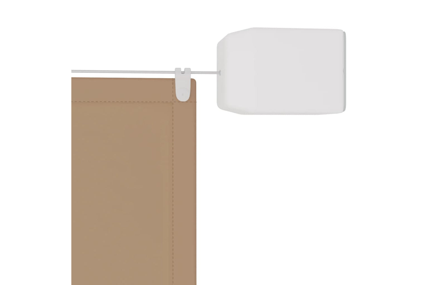 vidaXL 148411 Vertical Awning Taupe 140x420cm Oxford Fabric-3