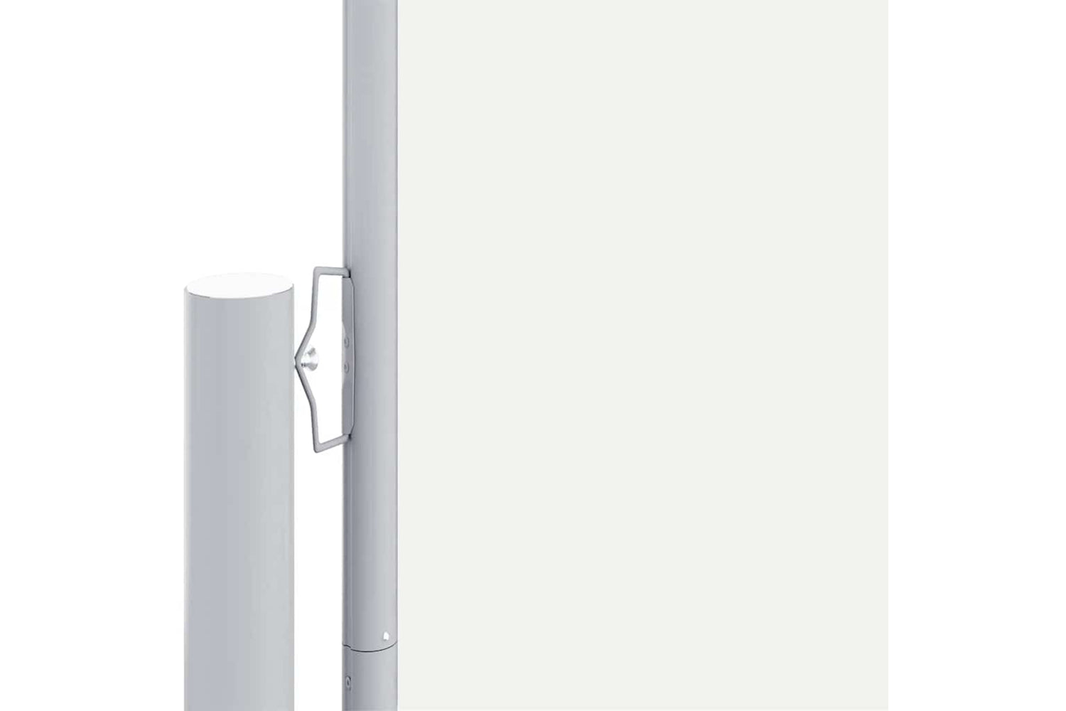 vidaXL 318007 Retractable Side Awning Cream 200x600cm-3