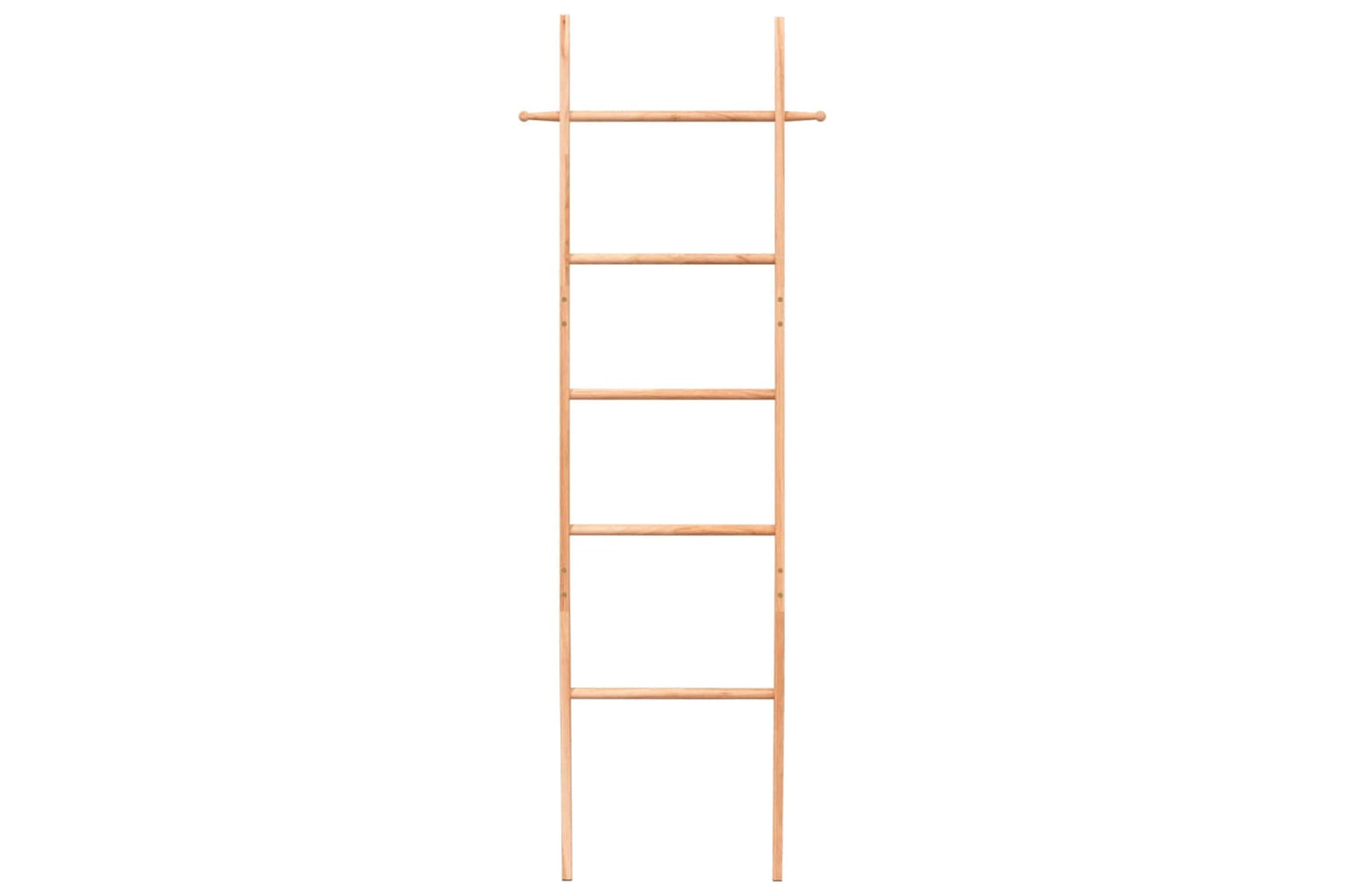 vidaXL 350375 Towel Ladder 170cm Solid Wood Walnut-2