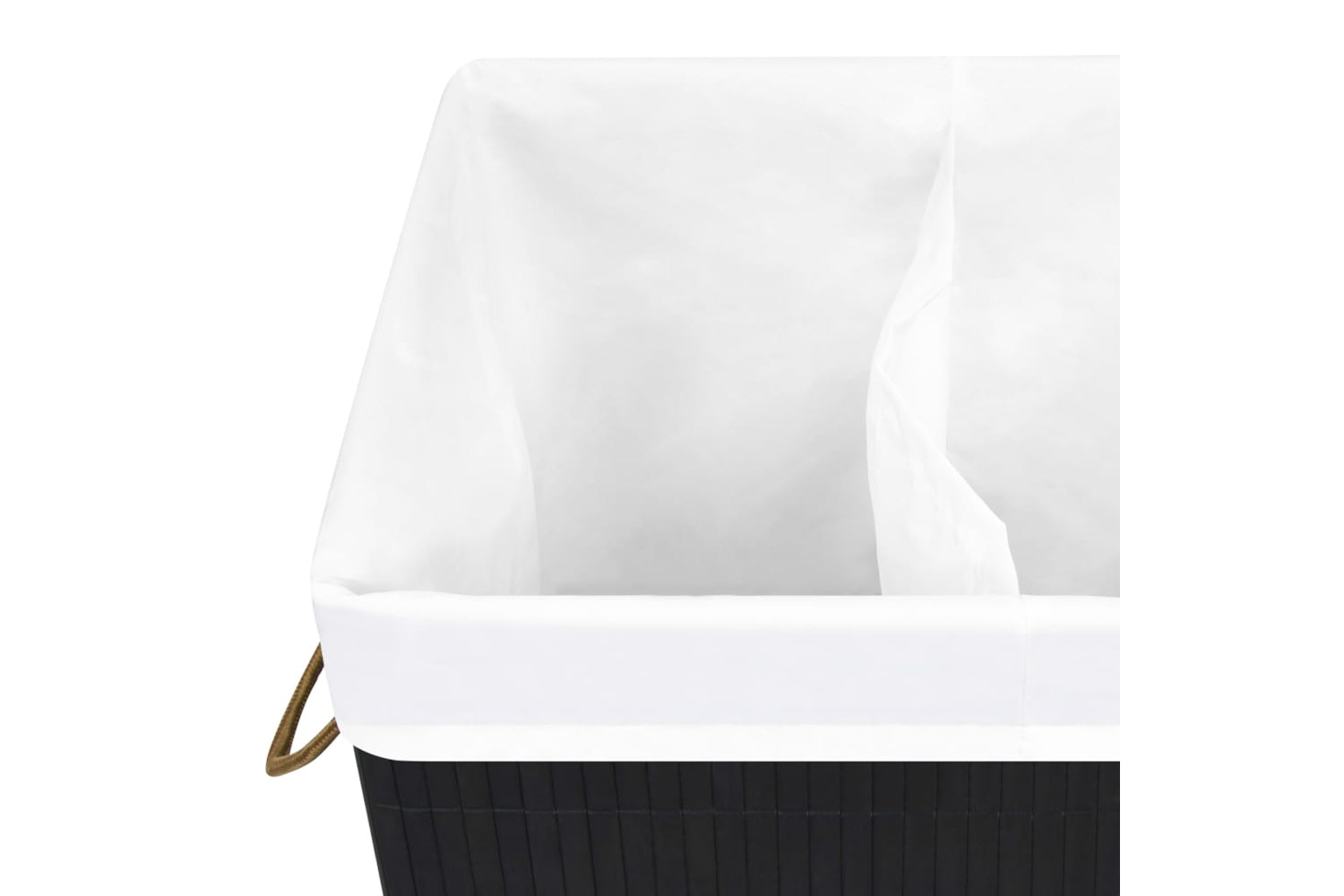 Vidaxl 320745 Bamboo Laundry Basket Black 72 L-7