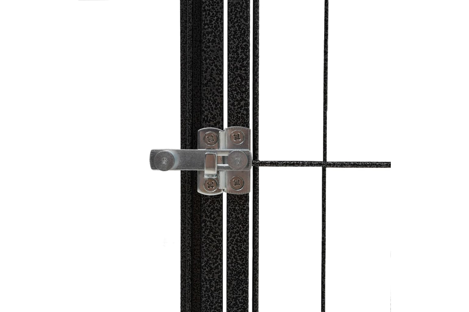 vidaXL 3115949 14-panel Dog Playpen Black 50x100cm Powder-coated Steel-4