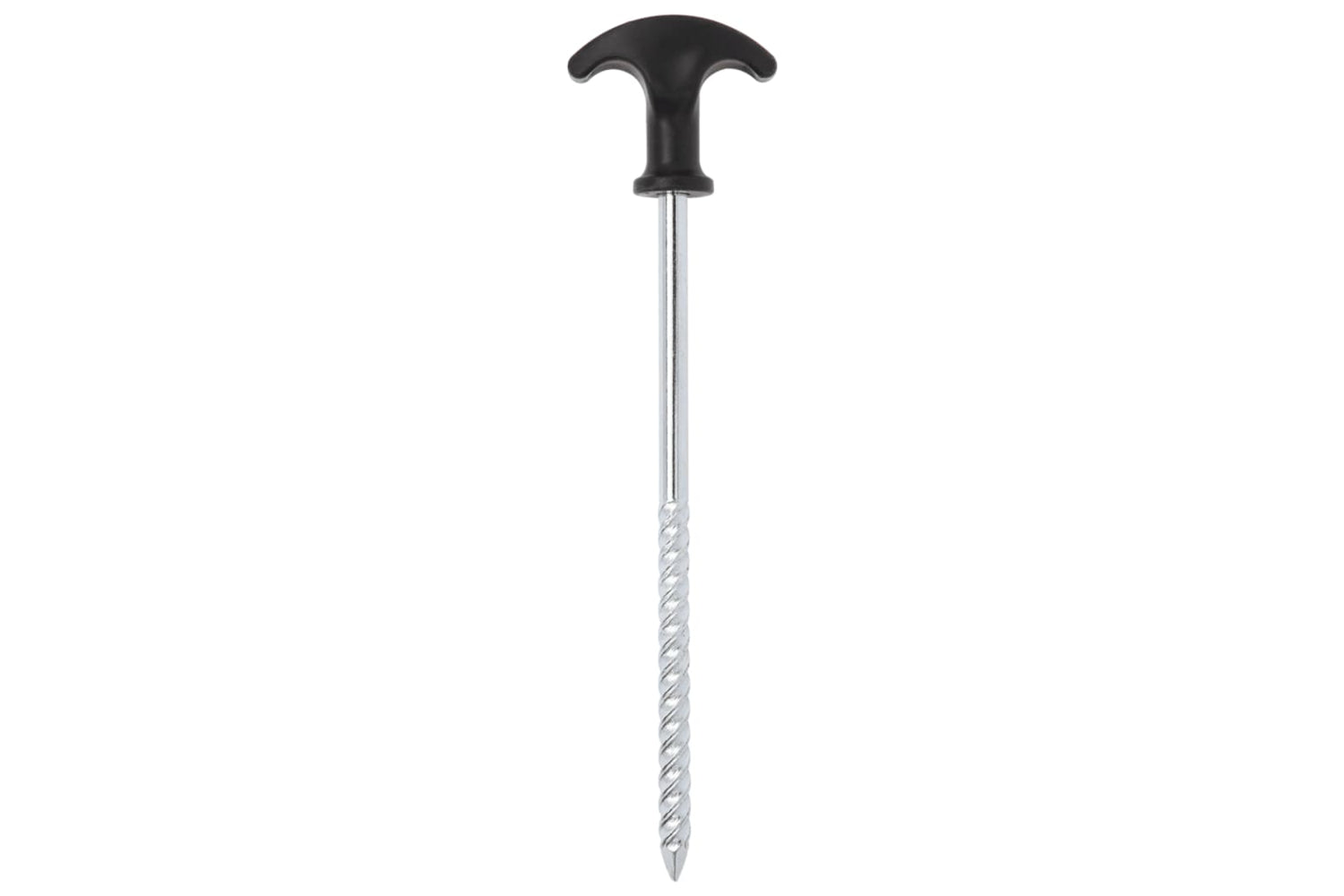 vidaXL 4009319 Tent Pegs 12 Pcs 20cm x 7mm Galvanised Steel-3