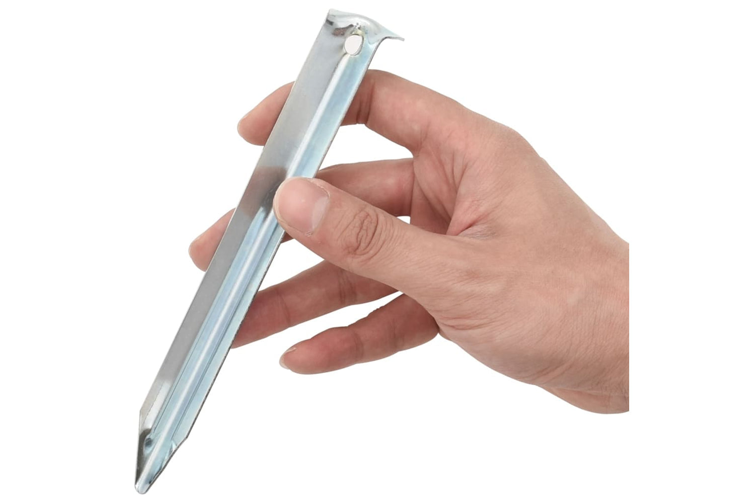 vidaXL 4009336 Tent Pegs 24 Pcs 17cm x 20mm Galvanised Steel-3