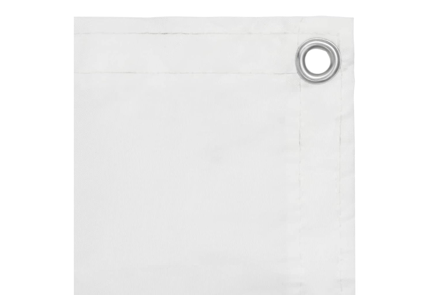 vidaXL 134889 Balcony Screen White 75x400cm Oxford Fabric-2