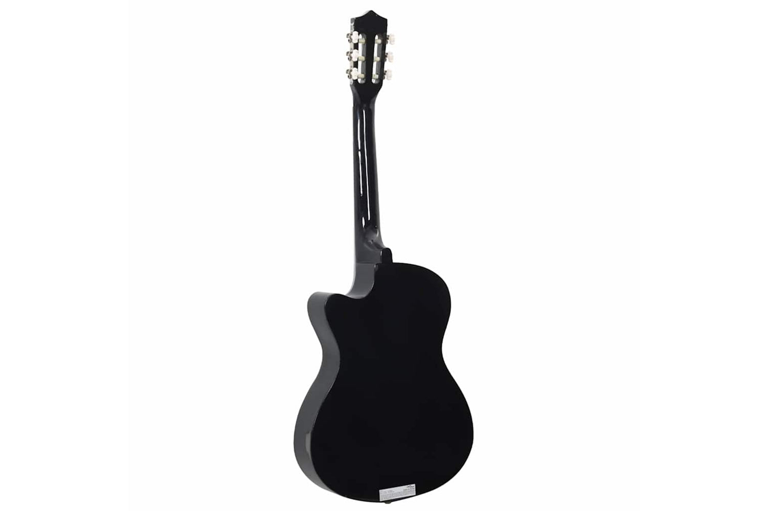 vidaXL 70132 Western Classical Cutaway Guitar With 6 Strings Black 38"-5