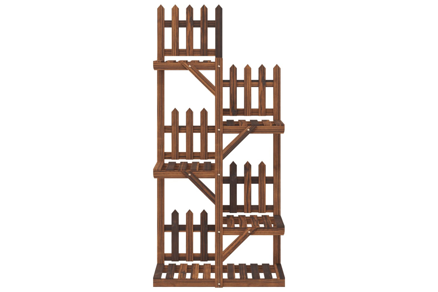 vidaXL 362873 Flower Stand 60x25x130cm Solid Wood Fir-3