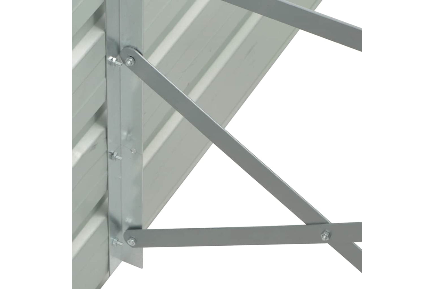 Vidaxl Garden Raised Bed Galvanised Steel 100x40x77 Cm Green-5
