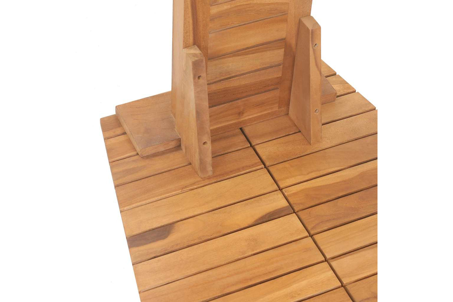 Vidaxl Garden Shower Solid Teak 70x75x204 Cm-7